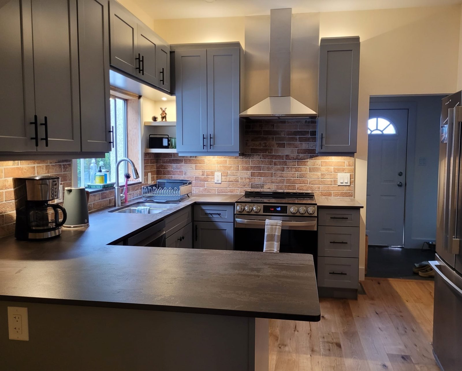 Completed kitchen renovation with proper permits in Vancouver